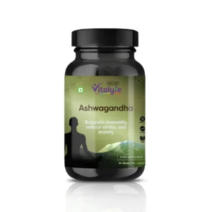 Vitalyfe Ashwagandha 60 Tablets - 10:1 Extract 600mg Stress Relief, Boost Energy and Stamina